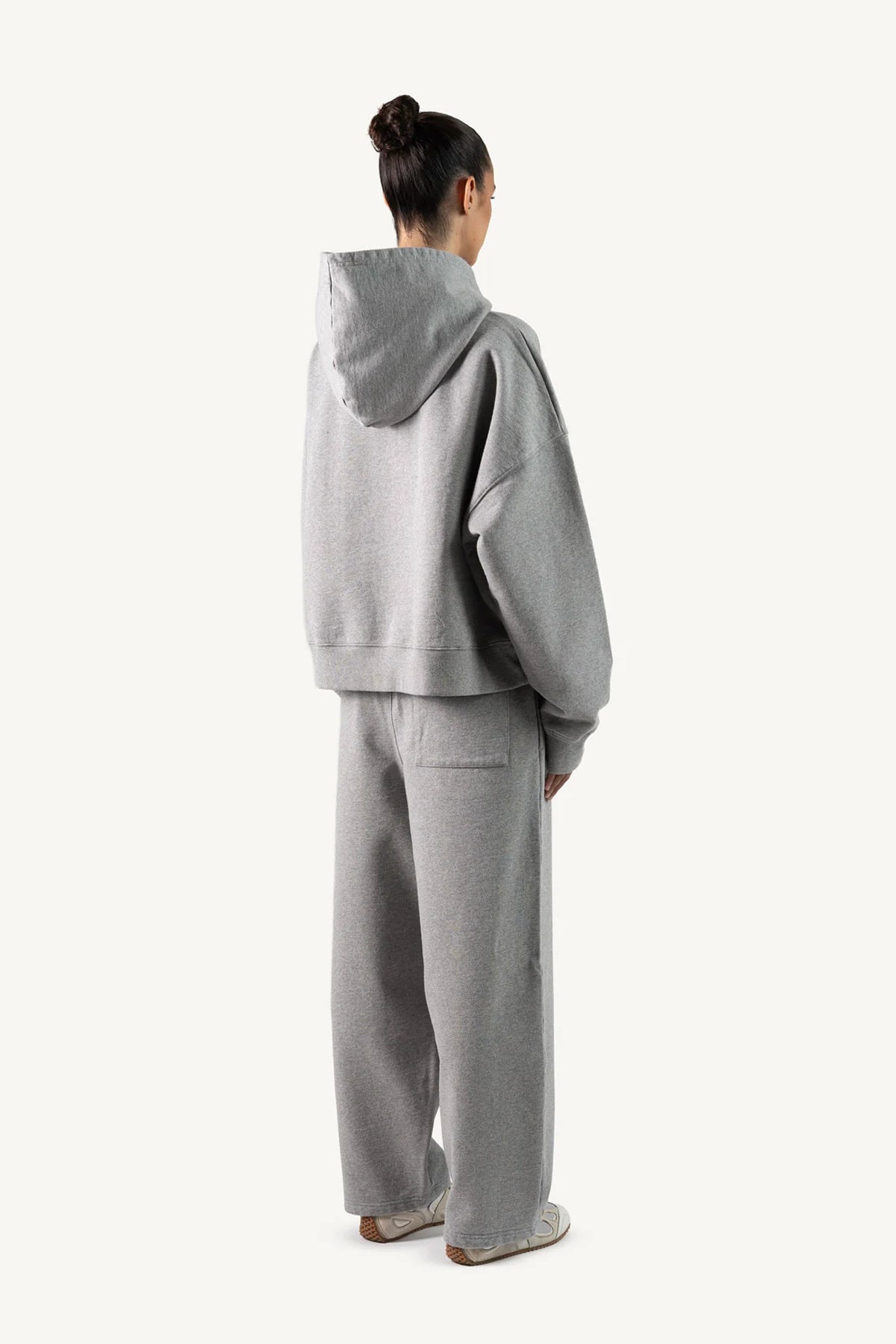 Grey Oversized Boxy Hoodie