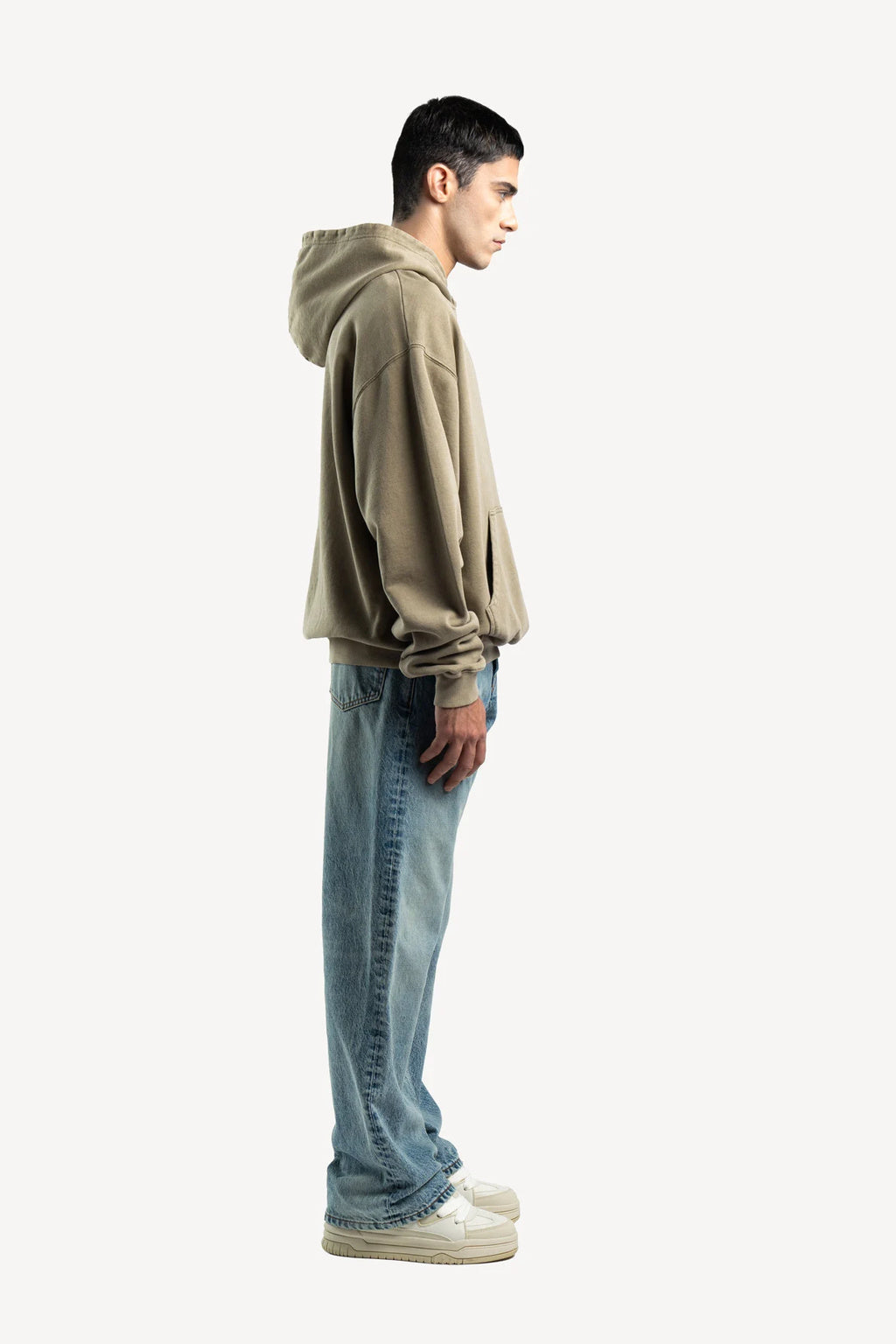 Beige Oversized Hoodie