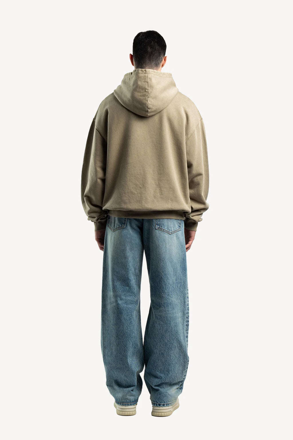 Beige Oversized Hoodie