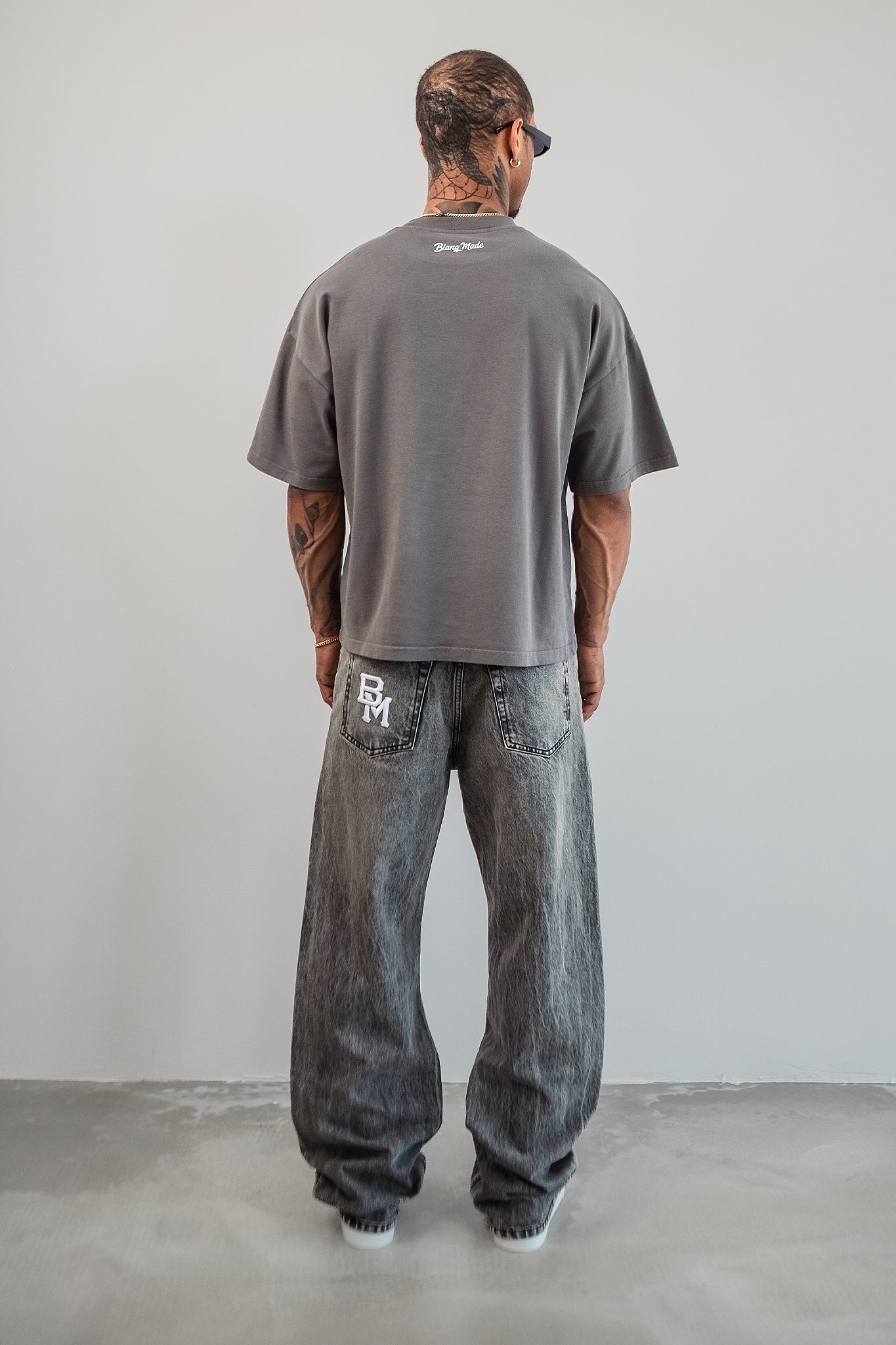 Boxy T-Shirt Vintage Grey