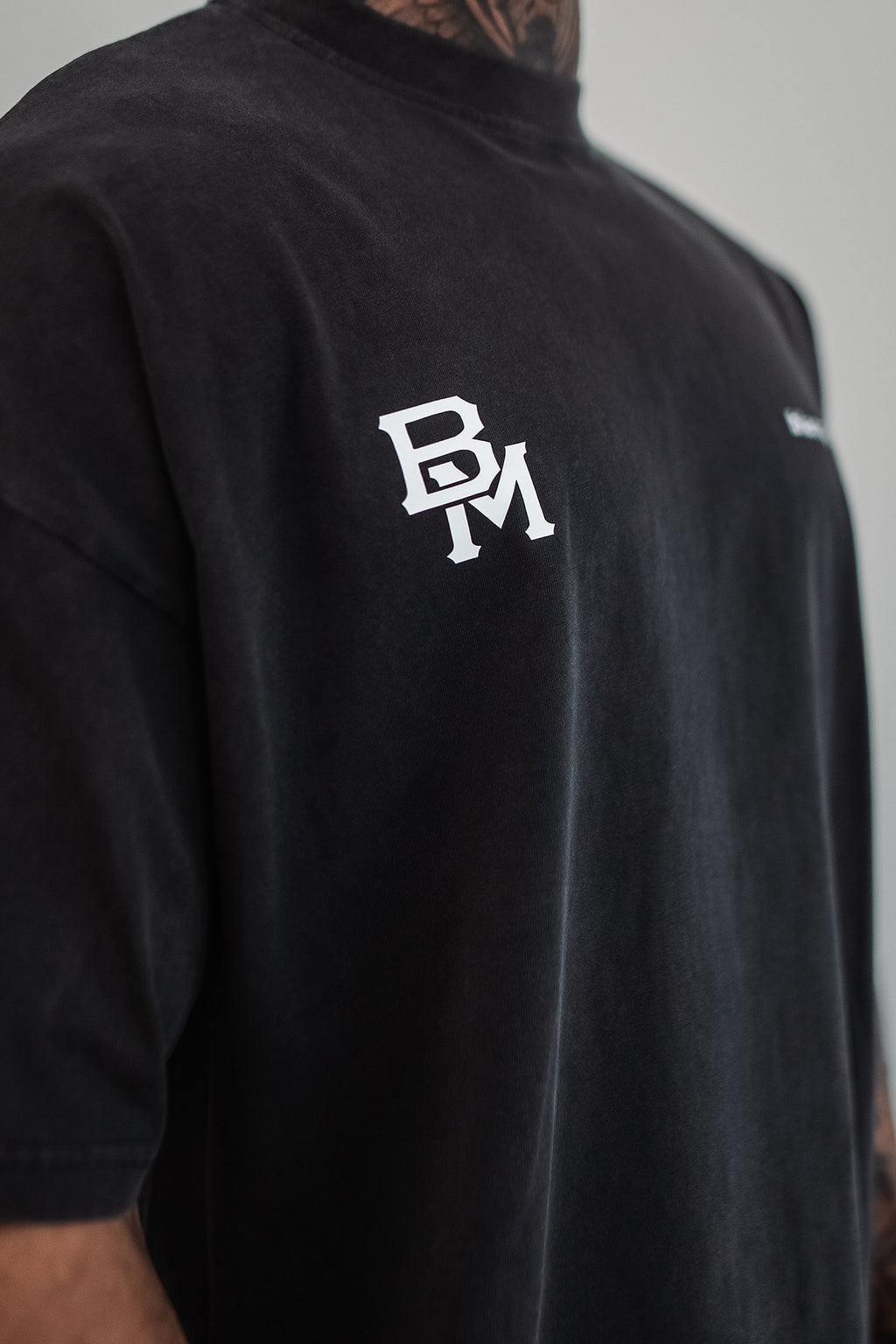 Boxy T-Shirt Vintage Black