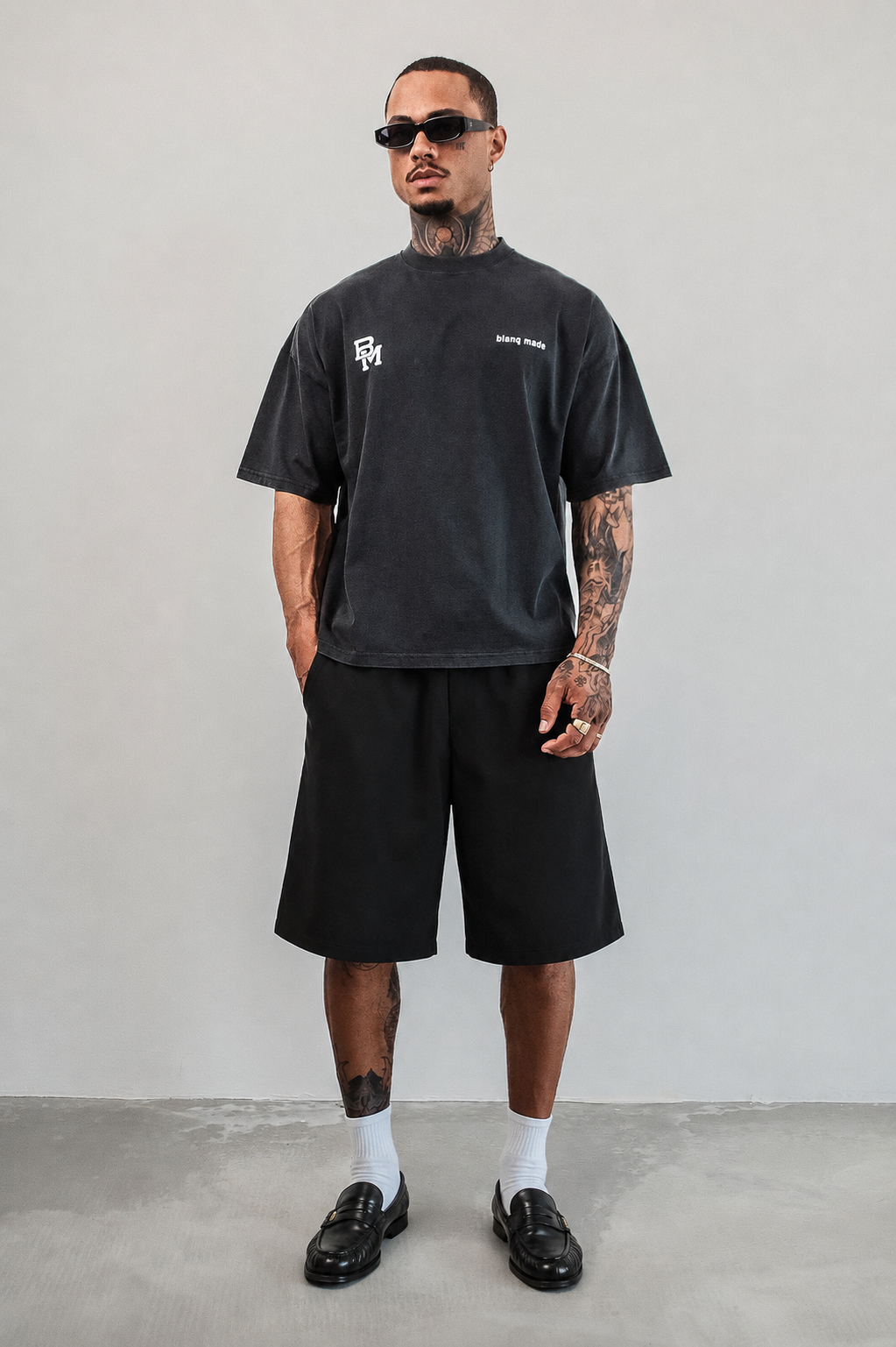 Boxy T-Shirt Vintage Black
