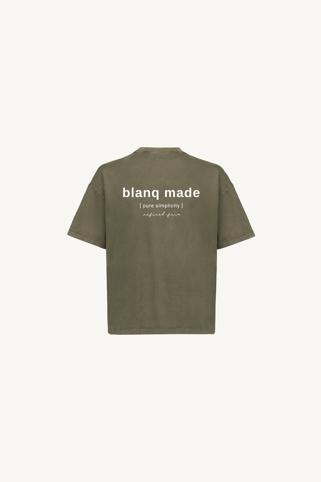 Boxy T-Shirt Olive