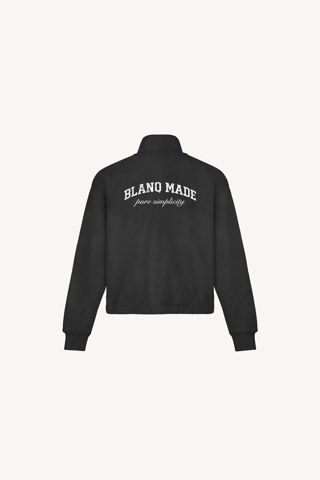 Boxy Halfzip Black