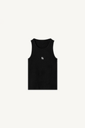 Monogram Tank Black