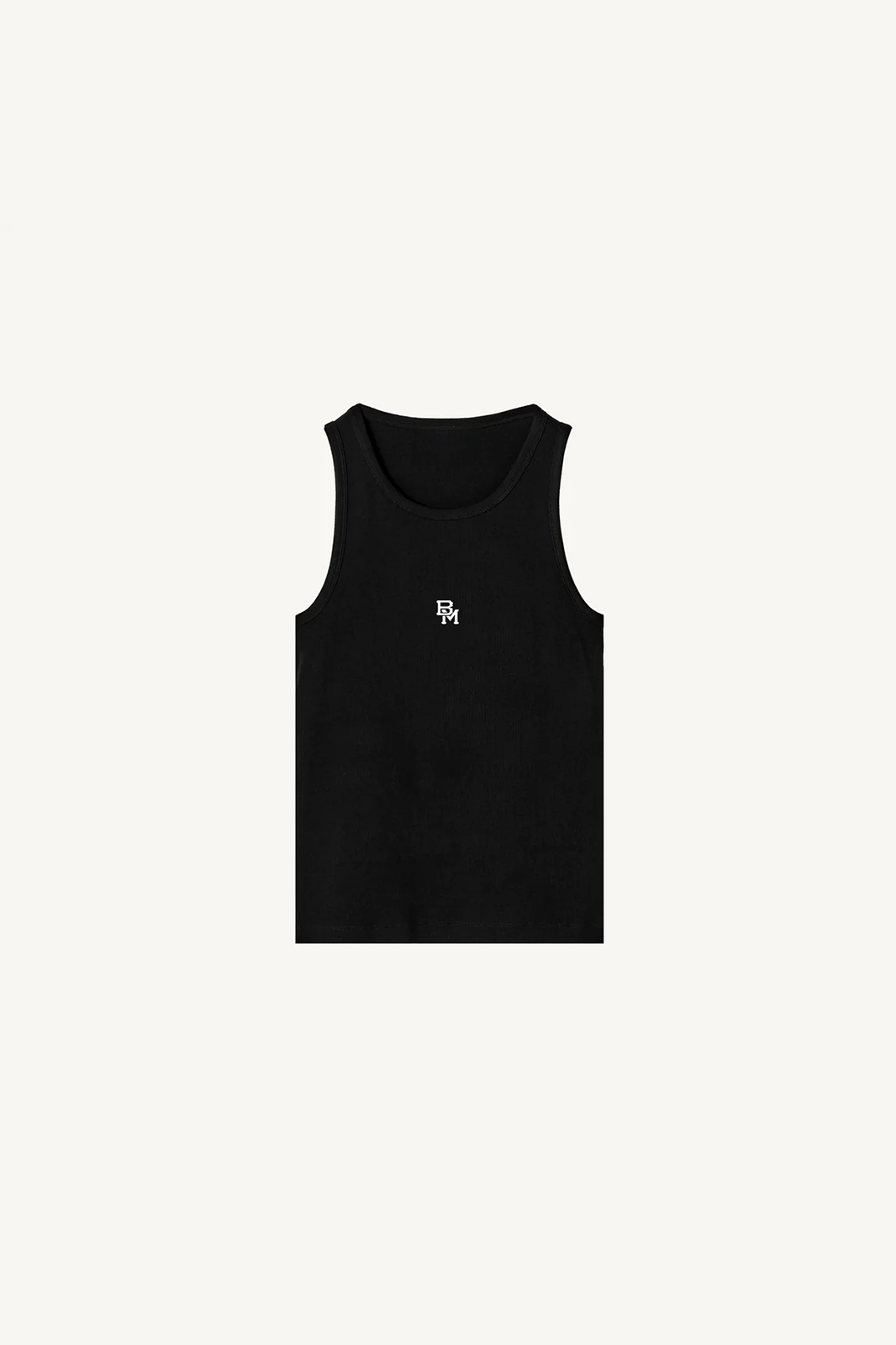 Monogram Tank Black