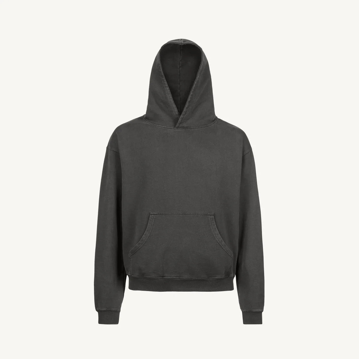Black Vintage Oversized Hoodie