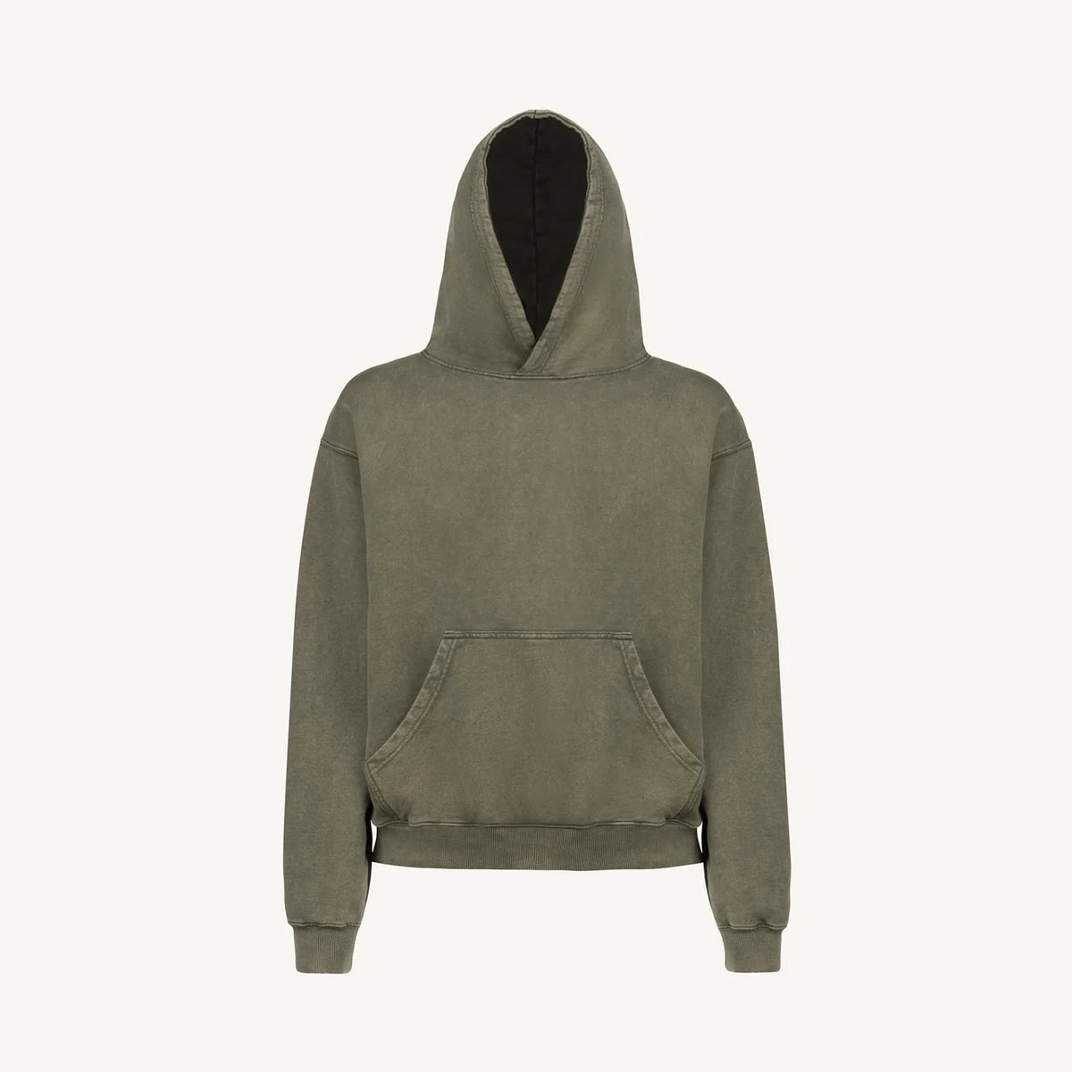 Vintage Olive Oversized Hoodie